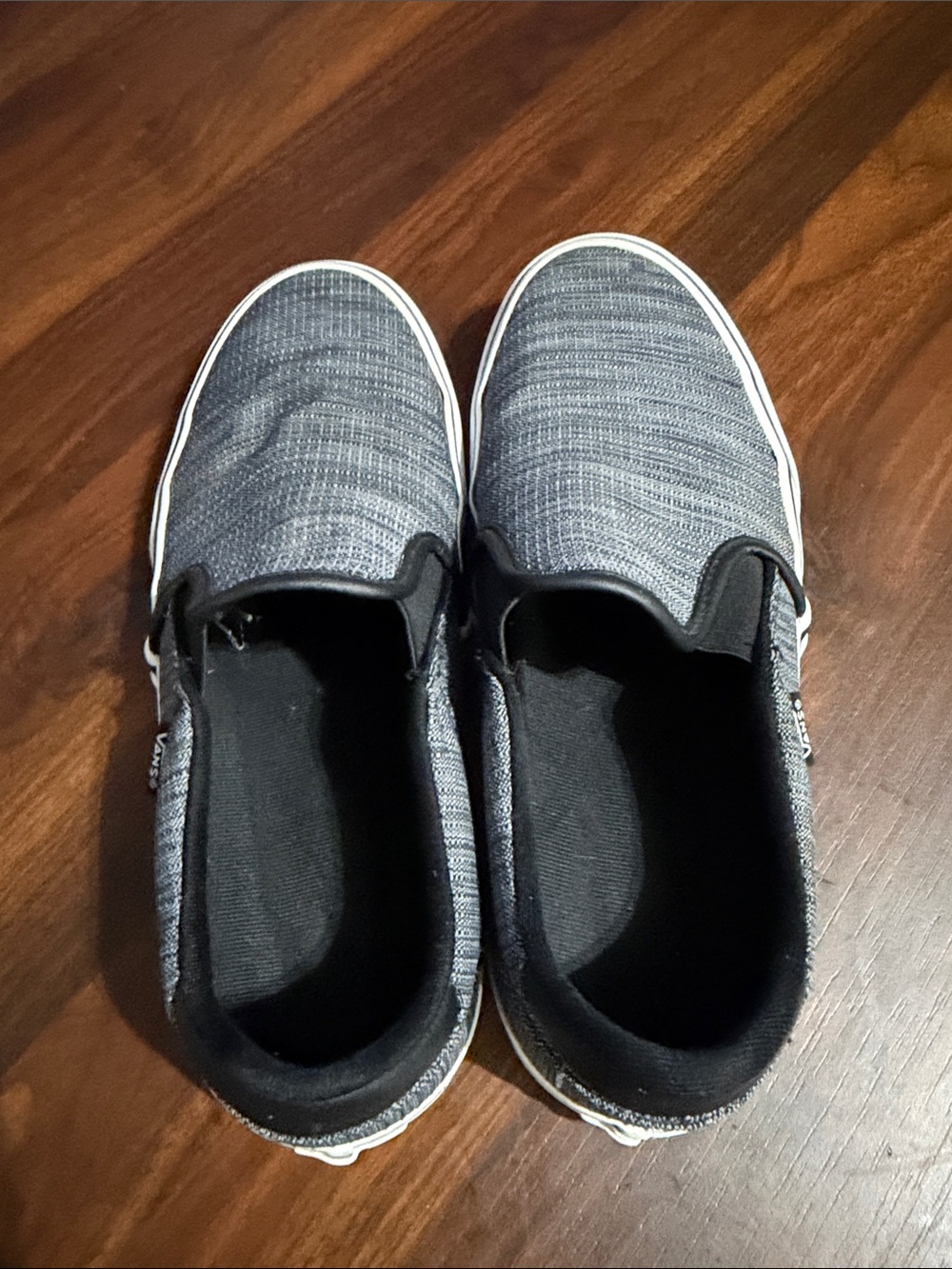 Vans Men's Slip-On Knit Shoes - Gray